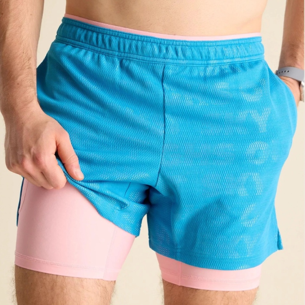Chubbies Read All About It Mesh Training Shorts Large Thighs Out Leisure Gym